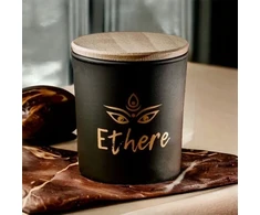 Kvapi sojų vaškos žvakė 180ml "geranium Leather" Ethere 35h