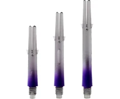 L-style L-shaft Lock Straight Twotone – Juodas Clear Violetinė Ekranas koteliai, ilgis 330