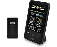 La Crosse Technology - Ws6205 meteorologijos stotis su spalvotu ekranu - juoda