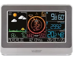 La Crosse Technology - ws6869 profesionali meteorologijos stotis su wi-fi ryšiu - balta/sidabrinė