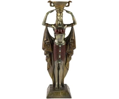 Lachineuse kleopatros statula 22 cm - statulos dekoracija egipto karalienė - egipto figūra - egipto biustas - originali dovanos idėja - interjero dekoravimas deivės mitologija