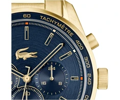 Lacoste Boston Collection vyriškas chronografas kvarcinis laikrodis su odiniu arba nerūdijančio plieno grandinėlės arba tinklelio dirželiu