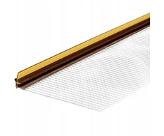 Langų apdailos profilis su Pvc tinkleliu rudas 3m 15vnt