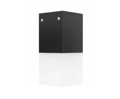 Lauko lubų šviestuvas Cube Max Cb-max S Bl, juodas