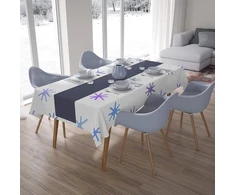 Le Jardin du Lin virtuvinis staltiesė su atsitiktiniu raštu 140 x 200 cm - sukurta ir pagaminta Turkijoje
