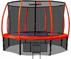 Lean Sport Sodo batutas Sport Best 10ft su tinklu ir kopėčiomis