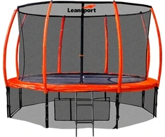 Lean Sport Sodo batutas Sport Best 10ft su tinklu ir kopėčiomis