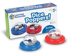 Learning Resources Dice Machines rinkinys (2 vnt.) - žaidimams ir matematikai, nuo 3 metų
