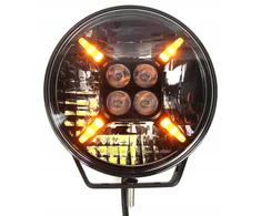Led 60w darbinis 7 colių kelio žibintas su kelio ir gabaritiniu apšvietimu