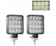 Led darbinis žibintas 48w 16led 6000k 9-30v tvirtinimo laikiklis varžtai rinkinys 2vnt