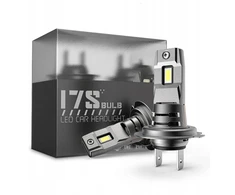 Led lemputės h7 1:1 artimosios tolimosios šviesos retrofit i7s csp 6000k galingos