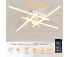 Led lubų ventiliatorius su apšvietimu 39 w lubinis šviestuvas su ventiliatoriumi tylus reversinis šviestuvas su ventiliatoriumi 3 spalvų temperatūros 6 greičių lubų ventiliatorius su šviesa miegamajam svetainei