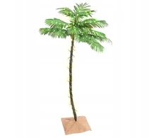 Led palmės formos medelis, 88 led diodai, 8 efektai, 35x35x150cm