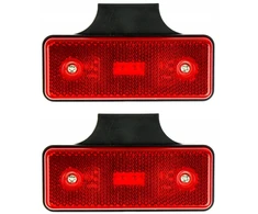 Led šoninis gabaritinis žibintas raudonas