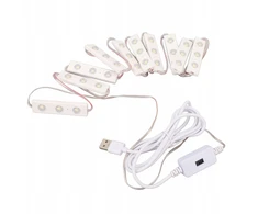 Led vanity light usb lemputė su sklandžiu pritemdymu ant km