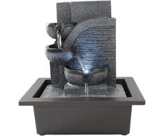 Led Vidaus Fontanas su Baltu Apšvietimu, 23x17.5x27 cm