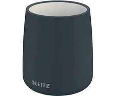 Leitz Cosy Series 53290089 velvetinės pilkos spalvos keraminis rašiklių laikiklis