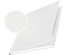 Leitz impress Bind 7.0 mm A4 kieti viršeliai - balti - 10 vnt. dėžutėje