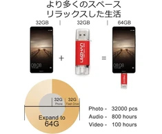 Leizhan Type C usb atmintinė 32 gb atmintinė otg (on the go) u diskas 2 viename usb 3.0 ir type-c rašiklis usb atmintinė, skirta type-c android išmaniajam telefonui