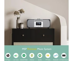 Ausinės Lemiga M5p Hifi Stereo sistema: Dab+, Fm, Cd, Wi-fi radijas, Bluetooth