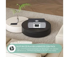 Ausinės Lemiga M5p Hifi Stereo sistema: Dab+, Fm, Cd, Wi-fi radijas, Bluetooth