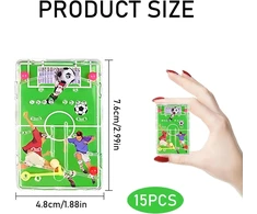 Lets Joy futbolo pinbolo žaidimas - 15 vnt. vakarėlio maišelių rinkinys, vaikų įgūdžių žaidimas, mini fliperis, dovana mergaitėms ir berniukams