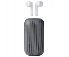 Lexon Speakerbuds belaidės ausinės su bluetooth garsiakalbiu, pilkos spalvos