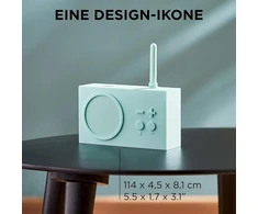 Kompiuterio kolonėlės Lexon Tykho 3 nešiojama bluetooth kolonėlė su fm radijo imtuvu, atspari vandeniui ir įkraunama baterija - juoda