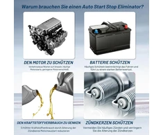 Liamorfe Automobilio start/stop automatinės variklio sistemos išjungiklio valdymo kabelis, skirtas Vw Golf 7 7.5 Passat B8 B8.5 Touran T-roc Arteon Vw3, automatinis išjungimas/atmintis/originalūs gamykliniai 3 modeliai