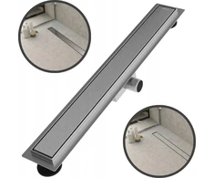 Linijinis trapelis 60 cm 2in1 plytelėms žemas grindinis dušo Pol.ar