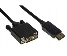 Link Displayport Dp-dvi-d M/m kabelis, juodas, 2 m