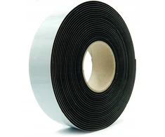 Lipni Epdm sandarinimo juosta, tanki, 3 mm storio, 100 mm x 5 m, juodos spalvos putos