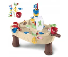 LITTLE TIKES smėlio dėžė, sodo vandens stalas, piratų laivas žaidimams