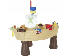 LITTLE TIKES smėlio dėžė, sodo vandens stalas, piratų laivas žaidimams