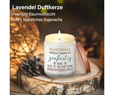 Livole kvapnios žvakės dovanos moterims, levandų kvapo žvakės įkvėpimo dovanos geriausioms draugėms, seserims, kolegėms, juokingos kvapnios žvakės stiklinėse dovanos gimtadienio dovanos moterims