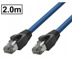 Logilink Patchcord kat.8.1 Sftp/pimf ekranuotas Rj45-rj45 1:1 granatų spalvos 2m