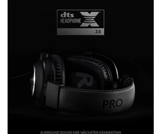Logitech G Pro X (2-osios kartos) žaidimų ausinės (su Mėlyna Vo! Ce, Dts Headphone: X 7.1 ir Pro-g 50 mm garsiakalbiais, skirtos Pc, Ps4, Switch, XBOX One, Vr), juodos