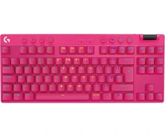 Logitech G Pro X Tkl Lightspeed belaidė žaidimų klaviatūra - magenta - Pan - tactile