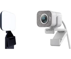 Logitech Litra Glow + Streamcam Streamer rinkinys – puikus sprendimas greitai sukurti puikius vaizdus kamera – balta