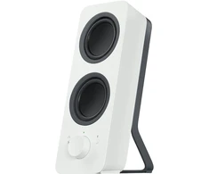 Logitech Z207 belaidės kompiuterio kolonėlės, Bluetooth, stereo garsas, 10 vatų didžiausia galia, 3,5 mm įvestis, ausinių lizdas, Easy-switch funkcija, Es kištukas, Pc / Tv / Planšetinis kompiuteris / Mobilusis - Balta