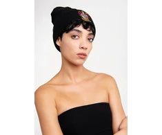 Logoshirt® Harry Potter I Gryffindor I Logo I Beanie I megzta kepurė I žiema I moterims ir vyrams I siuvinėta I juoda I licencijuotas originalus dizainas, juoda