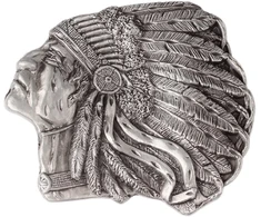 Longcreek Native American Indian Chief diržo sagtis vyrams, Native American Warrior Chief Head diržo sagtis, Indian Tribal Chief Skull diržo sagtis