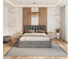 Lova 160x200 apmušta, su pakeliamu rėmu Kaja