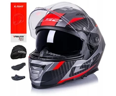 Ls2 integralus šalmas ff800 storm ii racer mat titan fluo oranžinis m