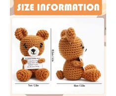 Lucky Charm Bear kišeninis apkabinimas, Lucky Bear mažos dovanėlės moterims, drąsos dovana, pasveikimo dovana, pirmoji mokslo metų dienos dovana suaugusiems ir vaikams