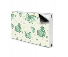 Magnetinė radiatoriaus danga Monstera ir trikampiai 100x60 cm