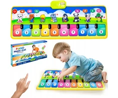 Malplay interaktyvus muzikinis kilimėlis vaikams, edukacinis pianinas, garsas, dovana
