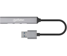 Manhattan 4 prievadų Usb-a šakotuvas 3x480mbit/s 1xgbit/s Usb-a kištukas