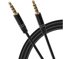 Maplin 3.5mm aux stereo 4 kontaktų trrs lizdo kištukas į 3.5mm 4 kontaktų trrs lizdo kištuką 3m