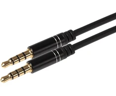 Maplin 3.5mm aux stereo 4 kontaktų trrs lizdo kištukas į 3.5mm 4 kontaktų trrs lizdo kištuką 3m